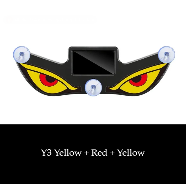 😈 Devil eye LED effect, high visibility at night! ☀️ Solar + Type-C dual charging, no wiring needed!