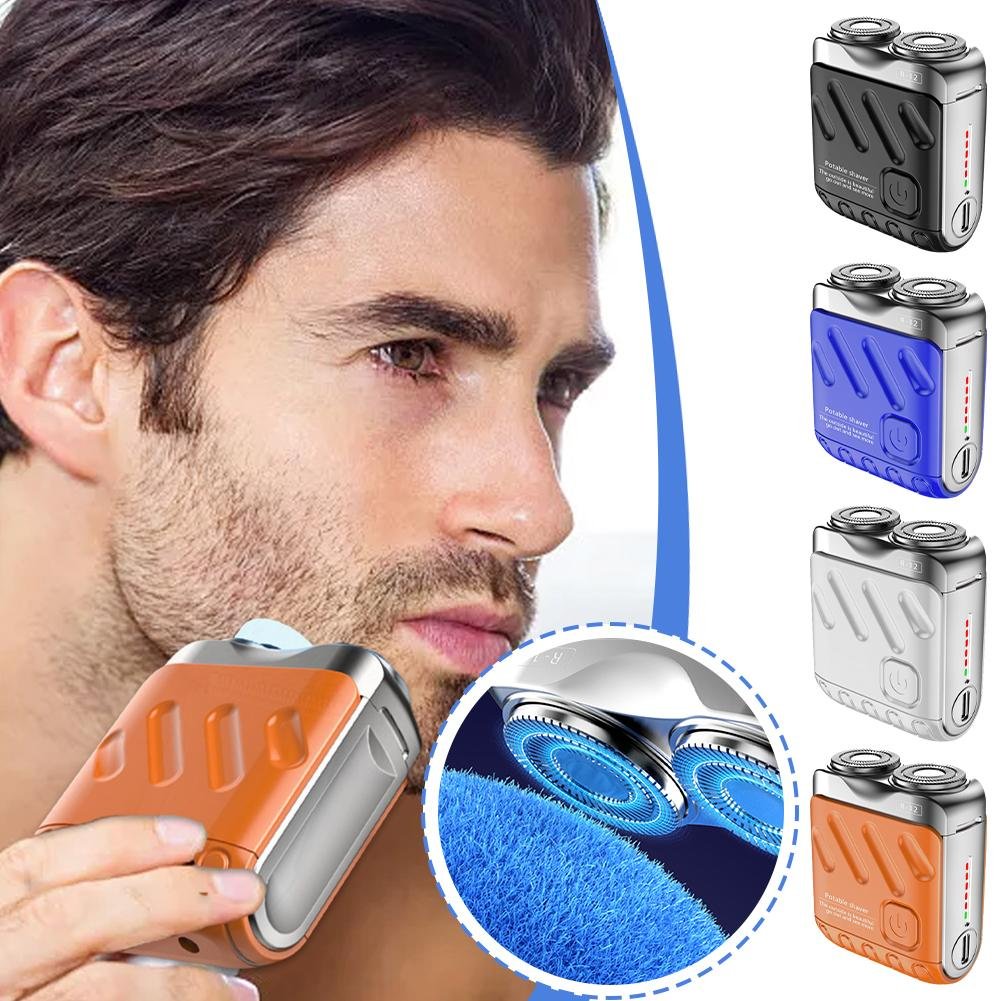 🎁Portable rotary double-ring electric shaver🎁