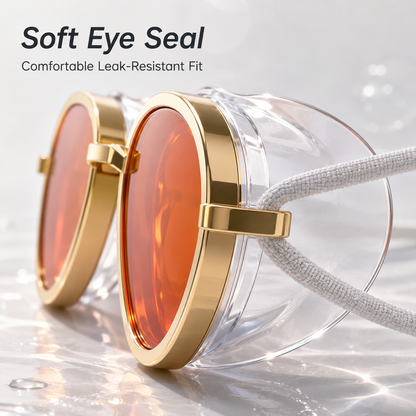 Premium Aviator Swim Goggles | Anti-Leak Wide View Training Mask