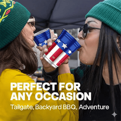 🦅America's 250th Anniversary Aluminum Party Cups - Reusable & Recyclable