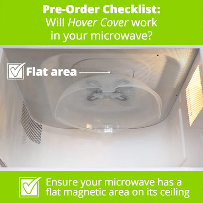 Beazonbazaar Magnetic Splatter Cover That Stores Inside Your Microwave
