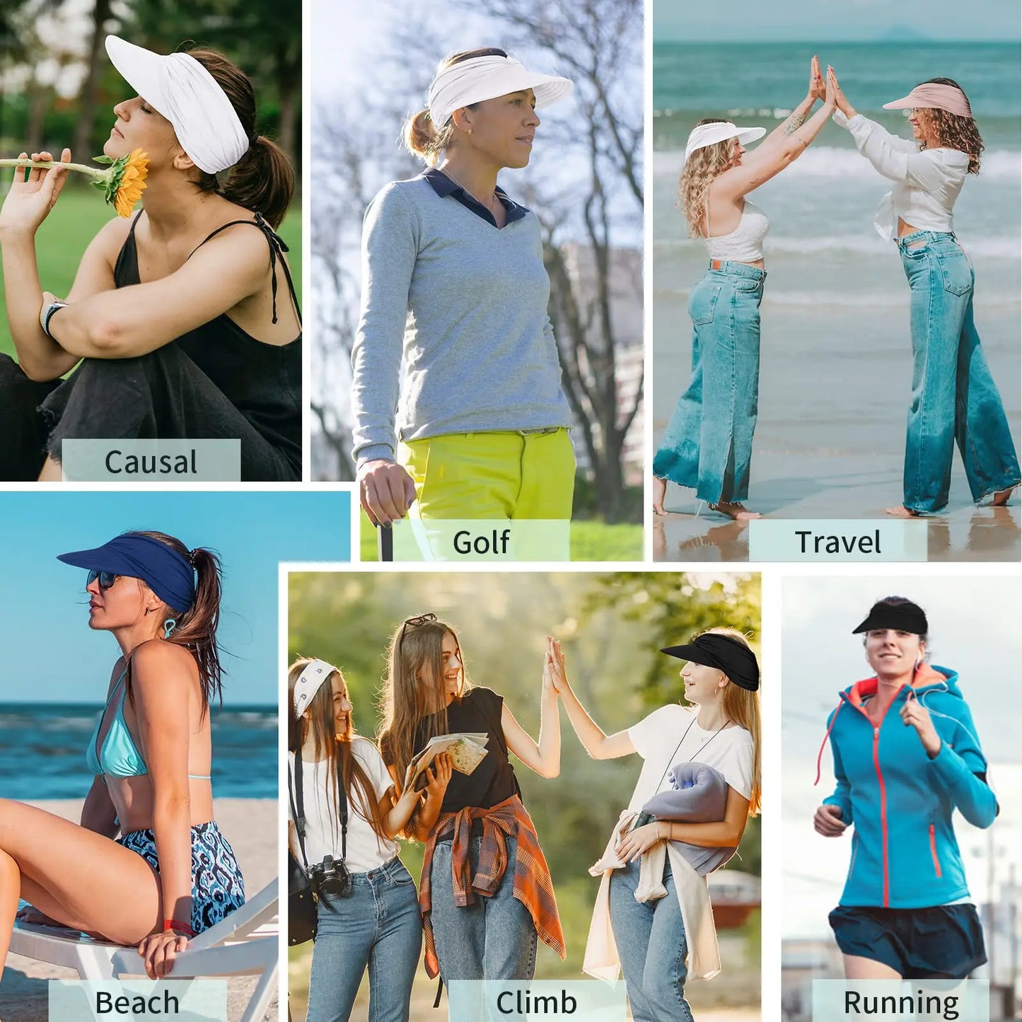 ☀️Women's UPF 50+ UV Protection Sun Visor Hat