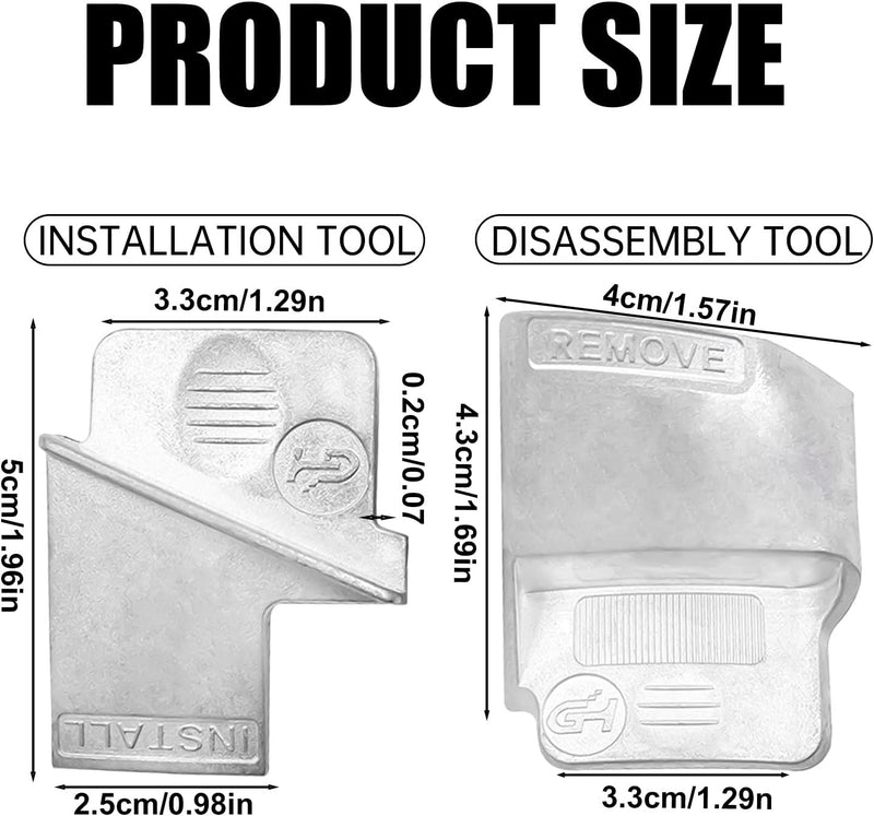 2PCS Stretch Belt Removal & Installation Tool Set detail view