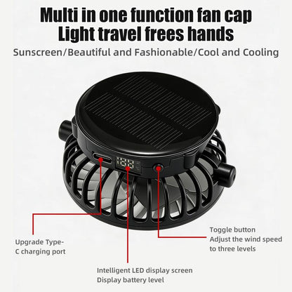 🔥HOT SALE 50% OFF🧢2026 Pro Outdoor Cooling Hat: Dual-Power Fan Cap