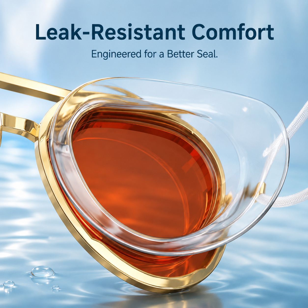Premium Aviator Swim Goggles | Anti-Leak Wide View Training Mask