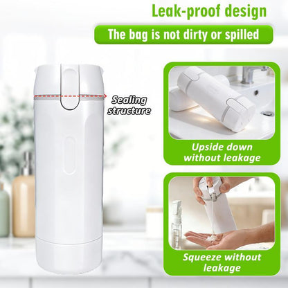 🔥4-in-1 Travel Dispenser Bottle⚡Leak-Proof Refillable Toiletry Organizer
