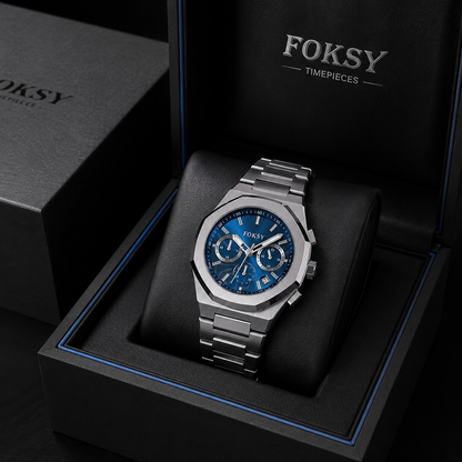 Foksy Luxury Quartz Wristwatch |  Where Heritage Meets Luxury
