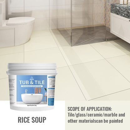 💎 2-Hour Bathroom Renovation! Premium Tub & Tile Refinishing Kit for Instant Showroom-Ready Floors 🏠✨