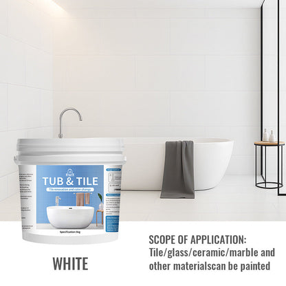 💎 2-Hour Bathroom Renovation! Premium Tub & Tile Refinishing Kit for Instant Showroom-Ready Floors 🏠✨