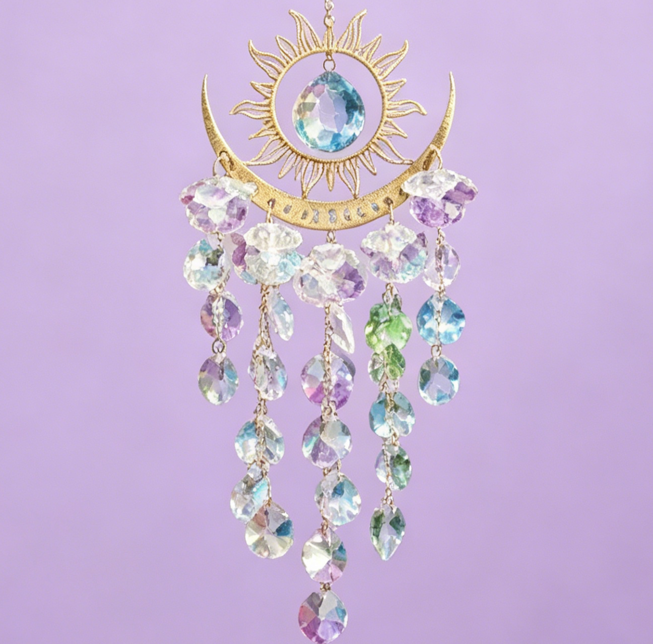 ✨Crystal Sun Catcher, lndoor Outdoor Decor for Window Bedroom Courtyard Garden☪️