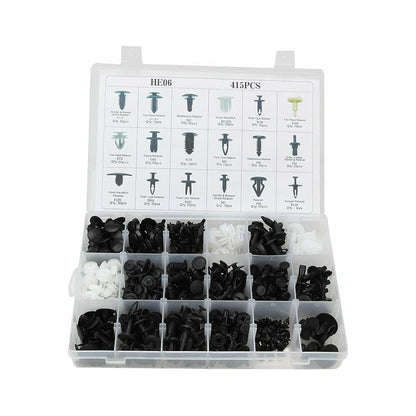 🔧🚗 630PCS Car Fastener Box Set – Universal Auto Clips Assortment 📦