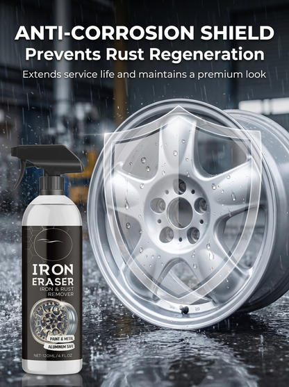 🔥Buy One Get One Free🔥Limited 50% Off🔥No-rinse Rust Remover SprayQuickly eliminate stains and restore metal shine in seconds