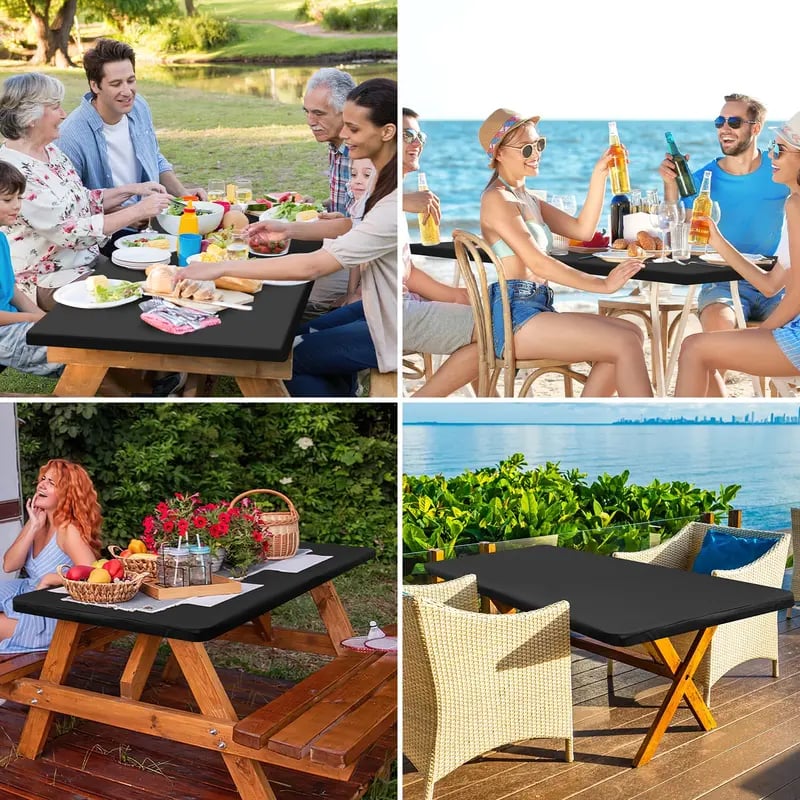 🍖Stretch Fabric Table Top Cap Cover – Waterproof & Reusable detail view