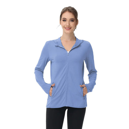 🎖️Women's Lightweight Long-Sleeved Sunscreen Hoodie Jacket