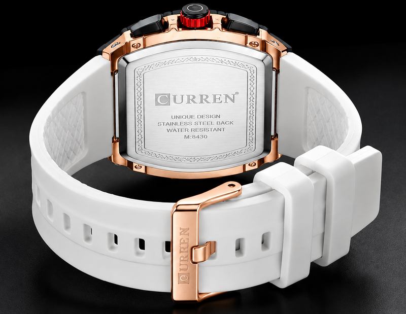 Luxury men's chronograph watch | Where Style Meets Precision detail view