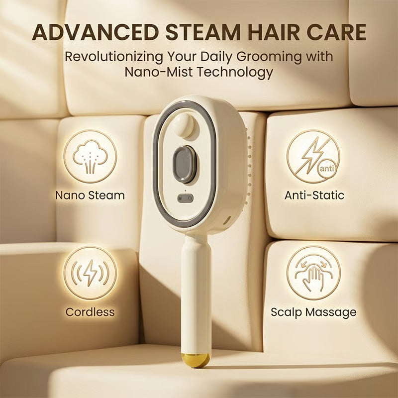 Electric Spray Air Cushion Massage Comb detail view